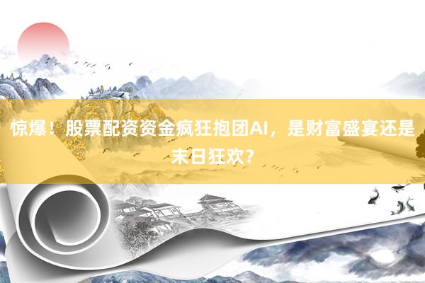惊爆！股票配资资金疯狂抱团AI，是财富盛宴还是末日狂欢？