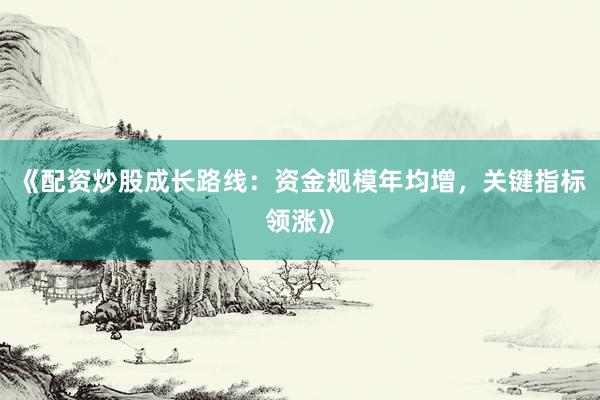 《配资炒股成长路线：资金规模年均增，关键指标领涨》